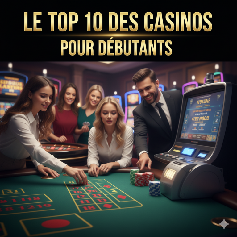 Top 10 des Casinos pour Débutants